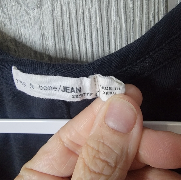 Rag & Bone Classic Black Tank Top - Picture 2 of 4